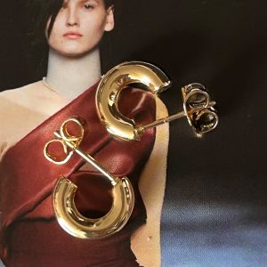 Aro Mini Chunky 1 cm Gold Colección Gold Addict