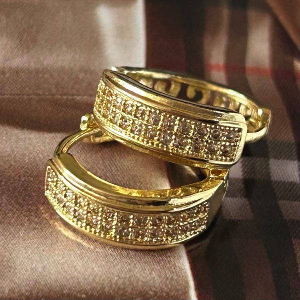 Aro Danesa 1.4 cm Gold Colección Gold Addict