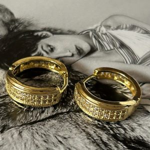 Aro Diana Gold 1.7 cm Colección Gold Addict