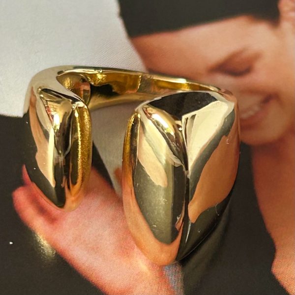 Anillo Ajustable Malva Gold Colección Gold Addict