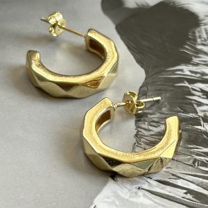 Aro Ana Paulina Gold 2.2 cm Colección Gold Addict