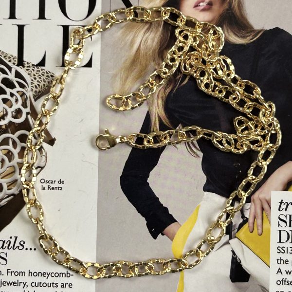 Collar Textura 45 cm Gold Colección Gold Addict