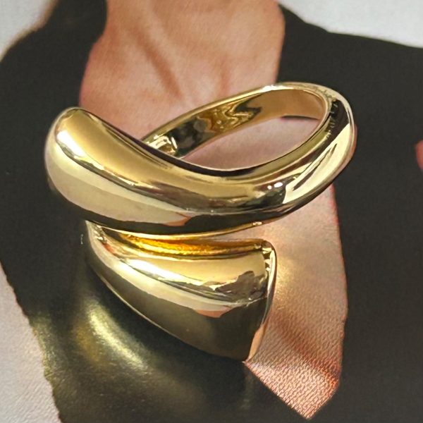Anillo Ajustable Greta Gold Colección Gold Addict