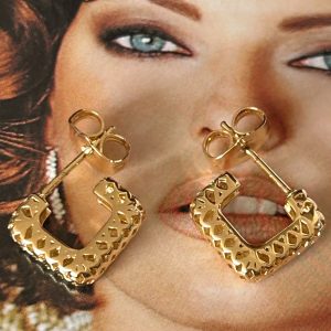 Aro Argolla Calada Gold 1 cm Colección Gold Addict