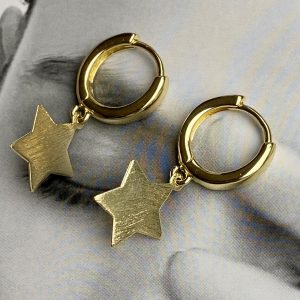 IMG_7024 Aros Star 3 cm Gold Colección Boutique