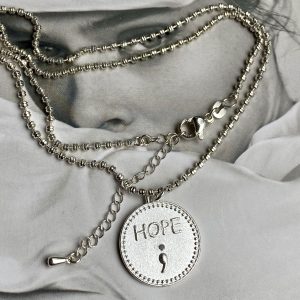 IMG_7033 Collar Hope Silver 45cm + Alargue Colección Boutique