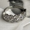 Anillo Ajustable Cristales Rodio Colección Gold Addict