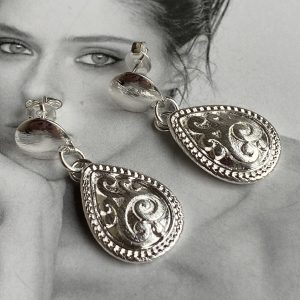 Aro Miranda  3 cm Silver Colección Boutique