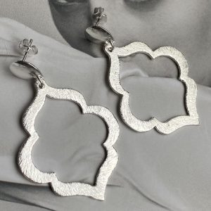 Aro Matilde 5 cm Silver Colección Boutique