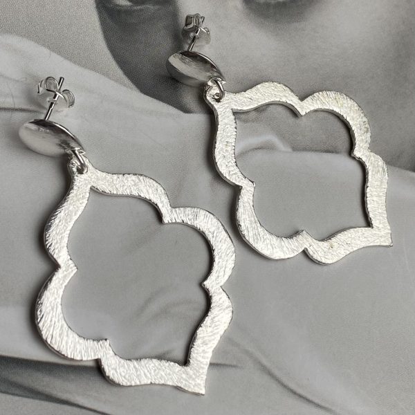 Aro Matilde 5 cm Silver Colección Boutique