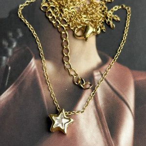 Collar Estrellita Luz Gold 45 cm Colección Gold Addict
