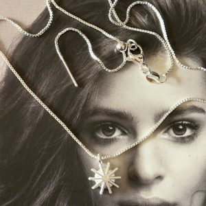 Collar Amuleto Sol 45cm ajustable Silver Colección Gold Addict