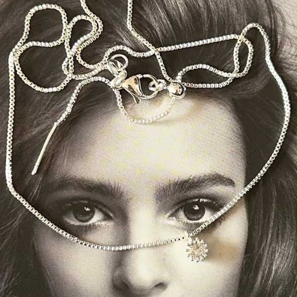 Collar Punto Luz 45cm ajustable Silver Colección Gold Addict