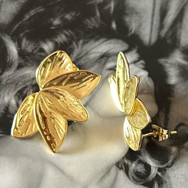 Aro Delia Gold 3 cm Colección Gold Addict