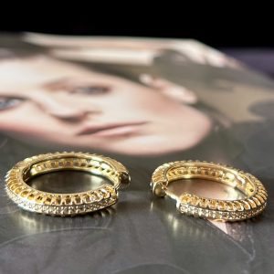 Aro Ramona Gold 2.5 cm Colección Gold Addict