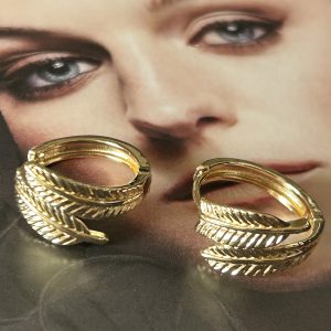 Aro Botánico Gold 2.2 cm Colección Gold Addict