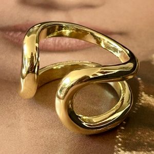 Anillo Dominga Gold Ajustable Colección Gold Addict
