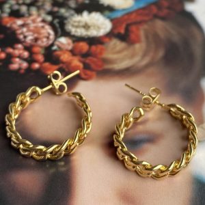 IMG_7933 Aros Cadenette 2 cm Gold Colección Gold Addict