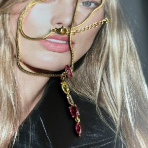 Collar Italia Colores 45 cm + Alargue Gold Colección Gold Addict