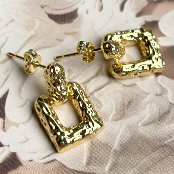 Aro Textura Vintage Gold 2 cm Colección Gold Addict