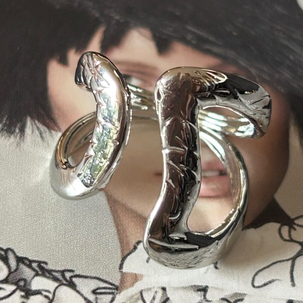 Anillo Paula Ajustable Rodio Colección Gold Addict