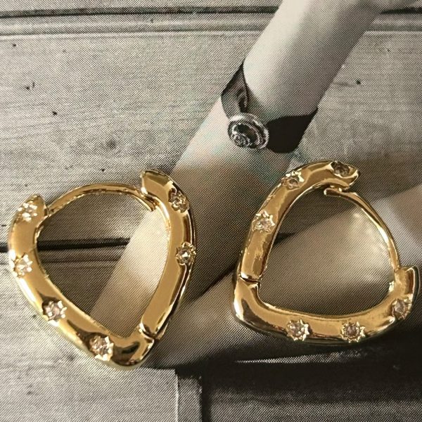 Aro Ángeles  Gold 1.7 cm Colección Gold Addict