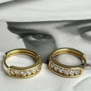 Aro Argollita Clásica Gold 1.6 cm Colección Gold Addict