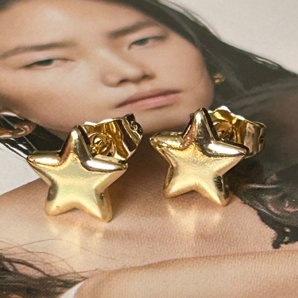 Aro Estrella Ada Gold 1 cm Colección Gold Addict