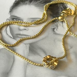 f468f614-b531-493a-81a8-108548ff9df1 Collar Ajustable 45 cm Cristales Gold Colección Gold Addict
